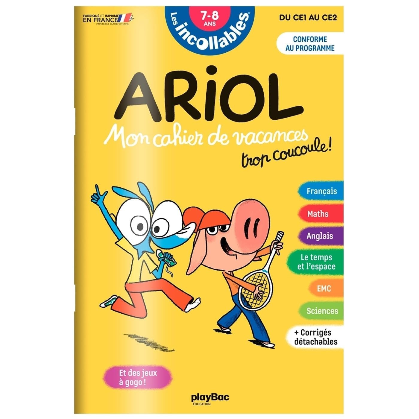 Ariol Mon cahier de vacances trop coucoule CE1 - CE2 - Book - Clotilde French Bookstore