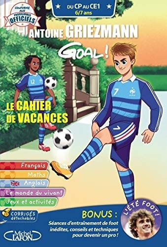 Goal ! le cahier de vacances du CP au CE1 - Book - Clotilde French Bookstore