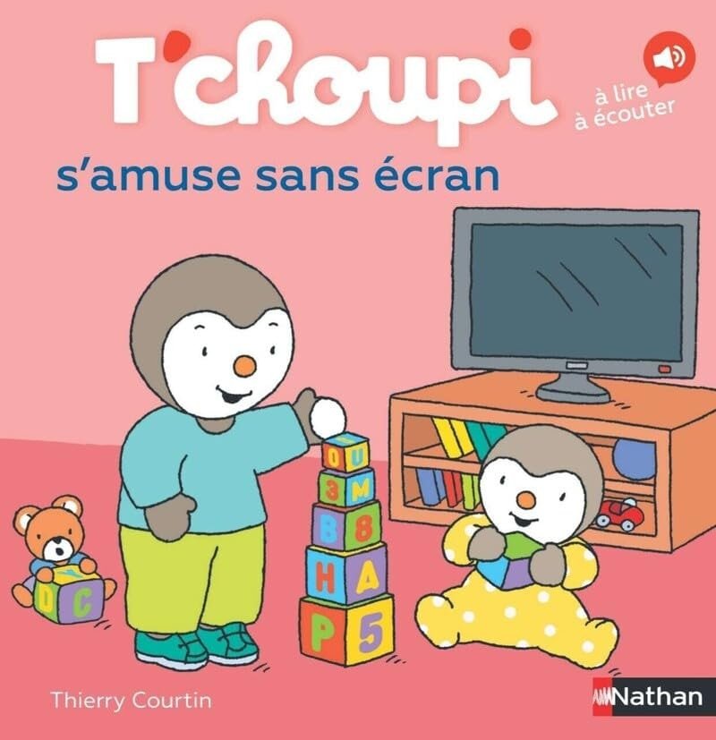T'choupi s'amuse sans écran - Book - Clotilde French Bookstore