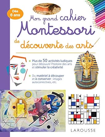 Mon grand cahier Montessori de découverte des arts - Book - Clotilde French Bookstore