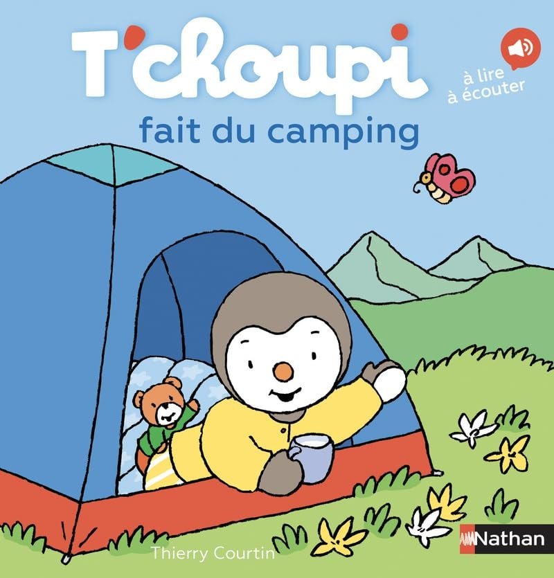 T'choupi fait du camping - Book - Clotilde French Bookstore