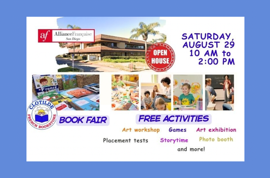 Bookfair at the Open House of the Alliance Française of San Diego - Clotilde French Bookstore