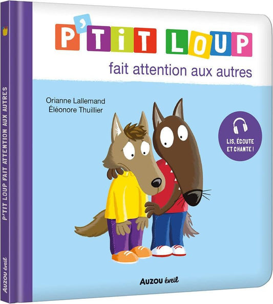 P'tit loup fait attention aux autres - Book - Clotilde French Bookstore
