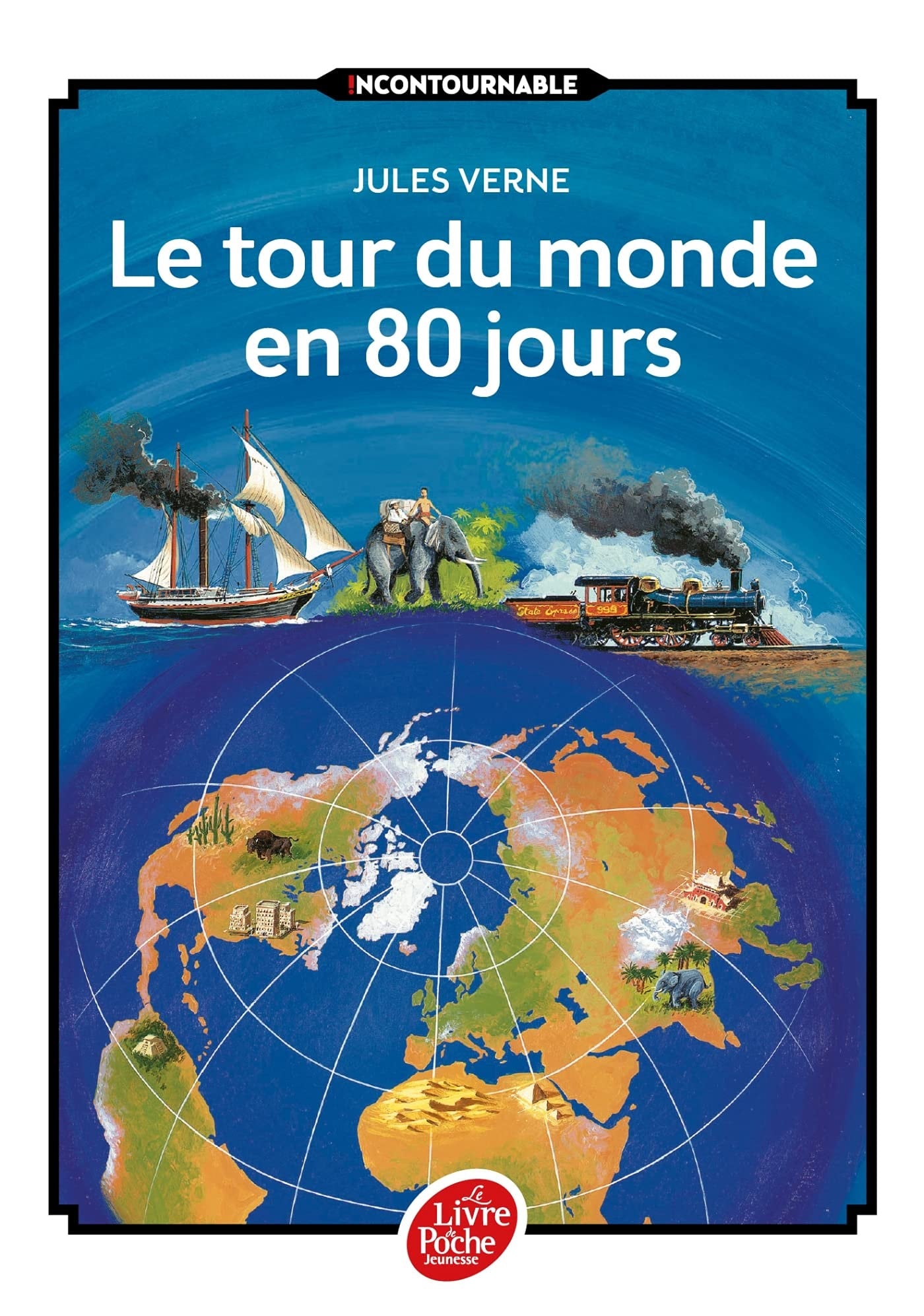 Le tour du monde en 80 jours - Jules Verne - Book - Clotilde French Bookstore