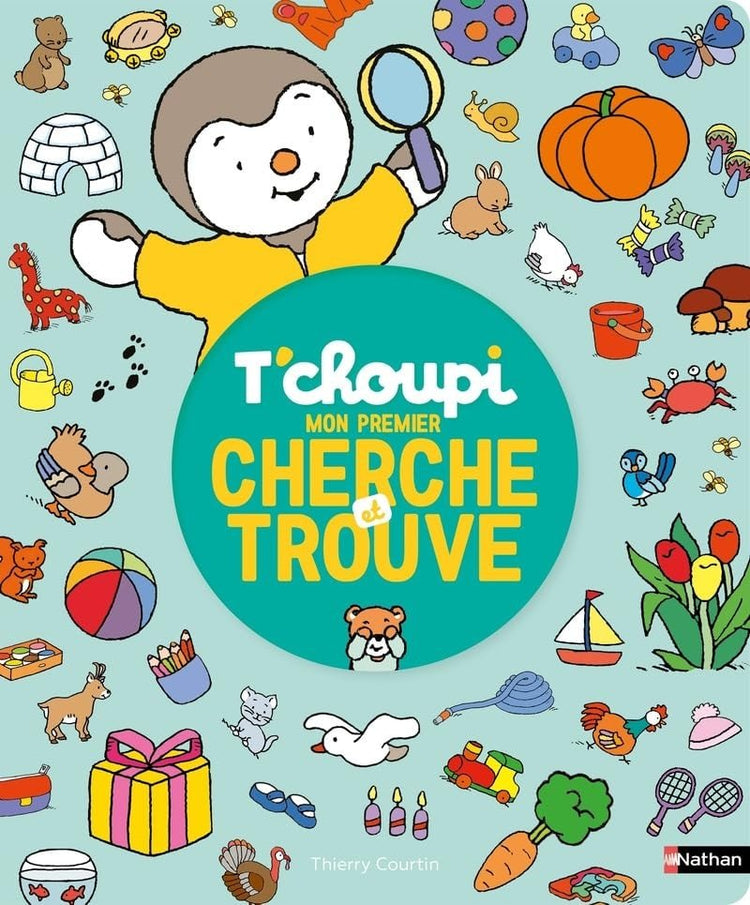 Mon premier cherche et trouve T'choupi - Book - Clotilde French Bookstore