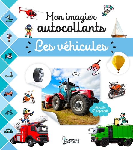 Mon imagier autocollant - Les véhicules