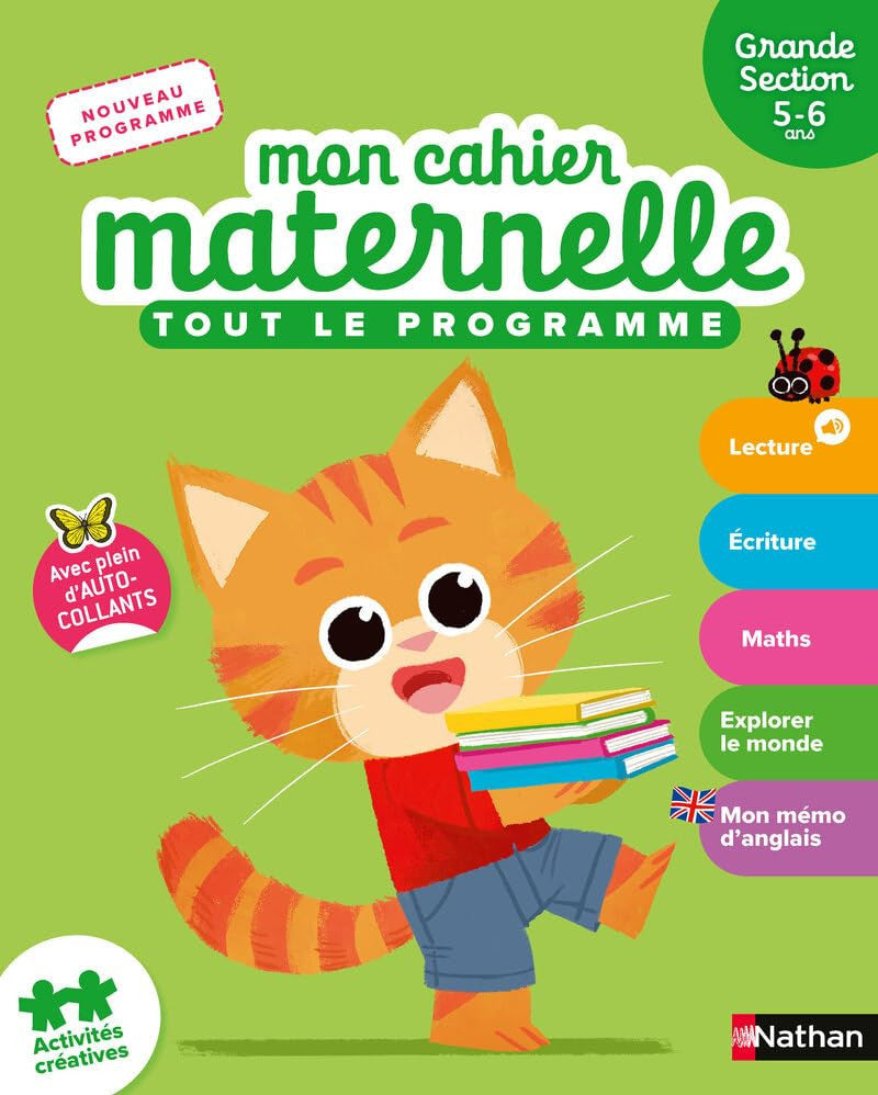 Mon cahier maternelle Grande Section Tout le programme