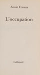 L'occupation