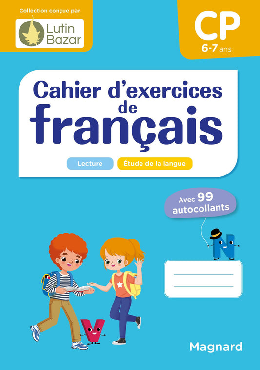 Cahier d'exercices de français CP Avec 99 autocollants - Book - Clotilde French Bookstore