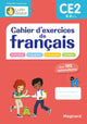 Cahier d'exercices de français CE2 Avec 195 autocollants