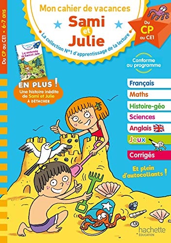 Mon cahier de vacances Sami et Julie - Du CP au CE1