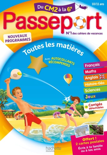 Passeport - Toutes les matières du CM2 à la 6e