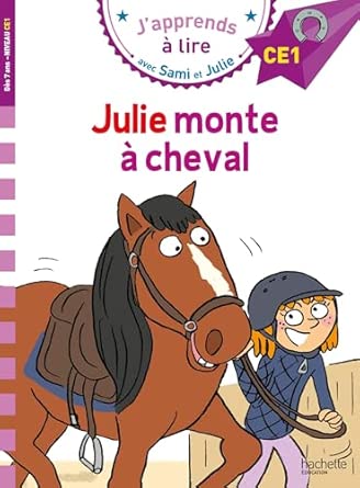 Sami et Julie CE1 - Julie monte à cheval - Book - Clotilde French Bookstore