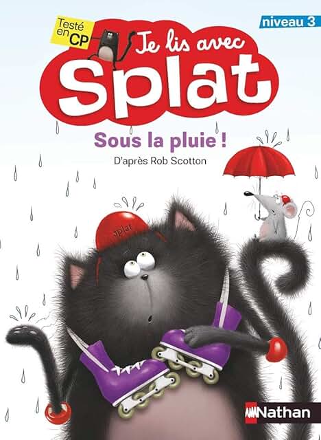 Je lis avec Splat - Sous la pluie!