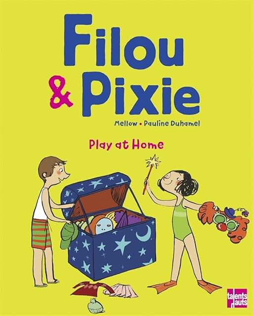 Filou et Pixie play at home