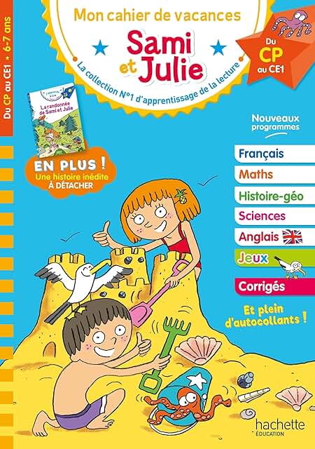 Sami et Julie - Du CP au CE1 - Cahier de vacances 2026