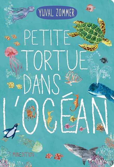 Petite tortue dans l'océan