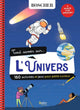 Tout savoir sur... l'univers Avec un poster et des autocollants