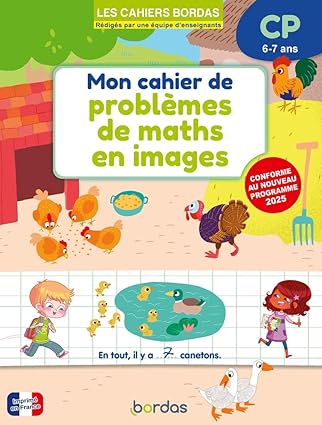 Mon cahier de problèmes de maths en images - CP